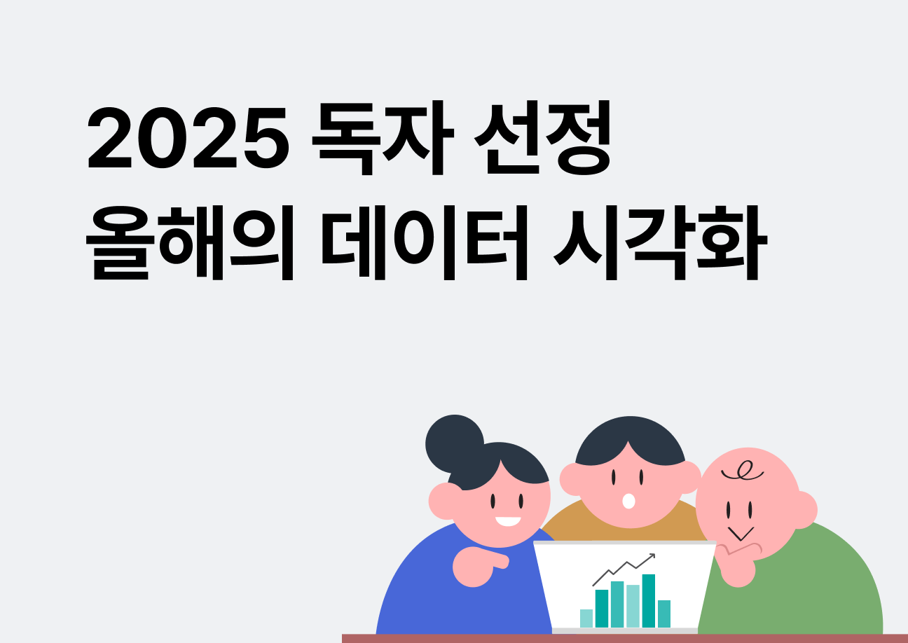 뉴스젤리 독자가 선택한 2025 최고의 데이터 시각화는?